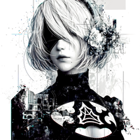 Nier Automata: 2B Android Serenity Graphic Tee