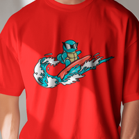 Squirtle Squad Surfer | Pokémon Nike Spoof Tee