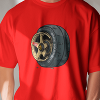 Shit Happens: Wrecked Rim JDM Graphic Tee