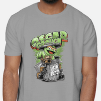Oscar The Grouch Packing Heat Graphics Mens Tee