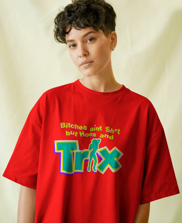 "Bitches Aint Sh*t" Trix Mashup – 90s Nostalgia Streetwear