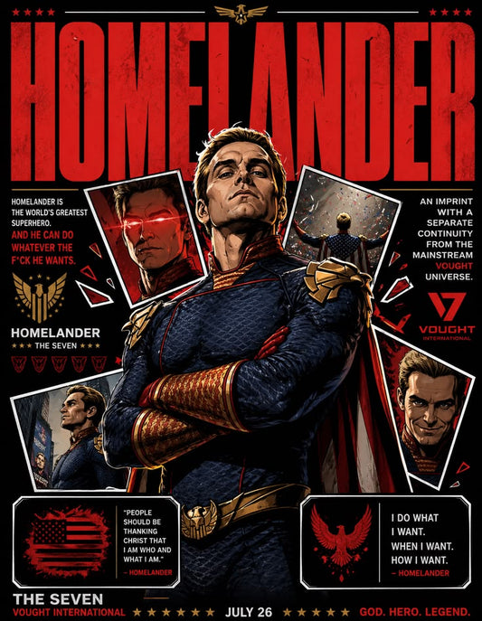 Homelander: God. Hero. Legend. Tee