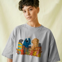 Cookie Monster's Gingerbread City Rampage Graphic Tee
