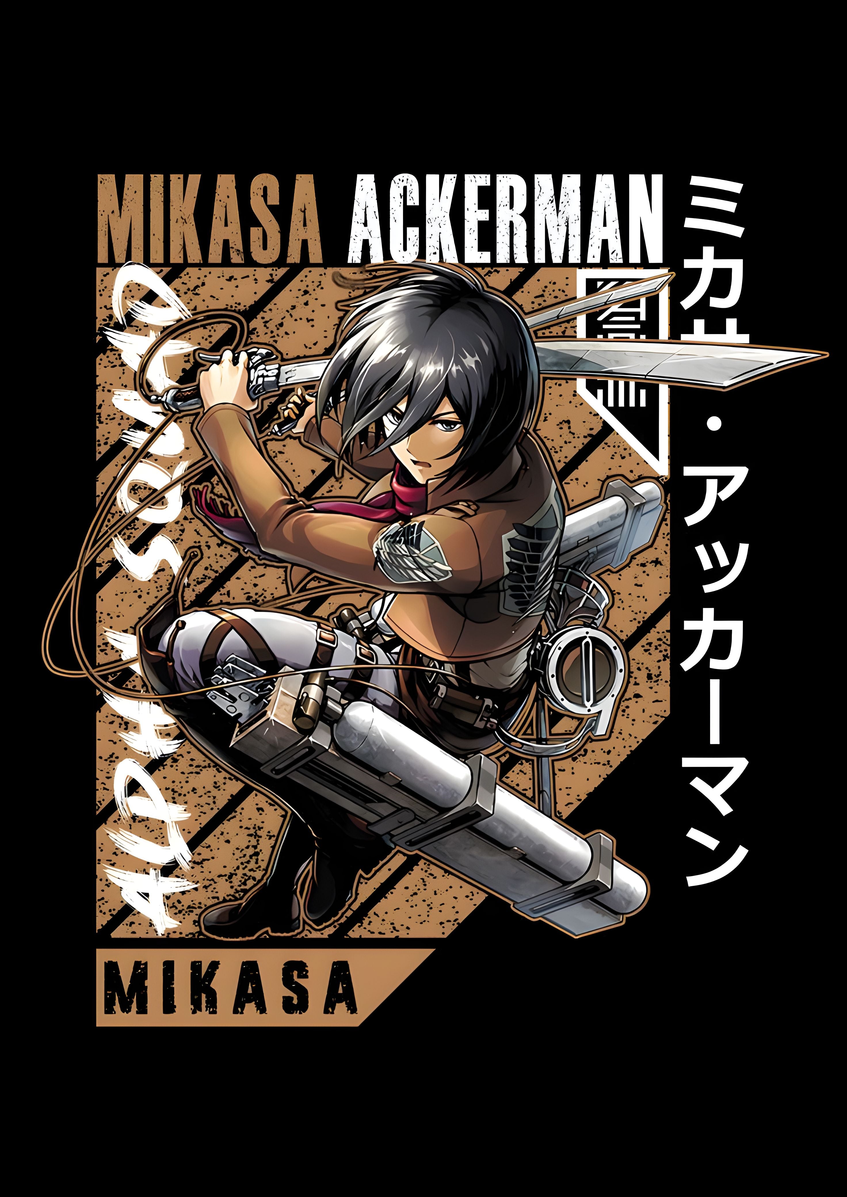 Attack on Titan Mikasa Scout Regiment Graphic Tee Unisex Shirt