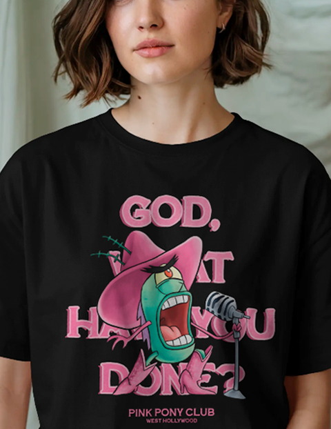 Pink Pony Club x Plankton – God, What Have You Done? Tee