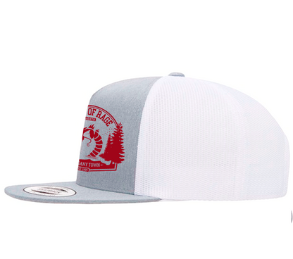 Lake of Rage: Gyarados Snapback Trucker Hat - Pokemon Johto Region Est. 1999