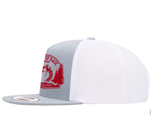 Lake of Rage: Gyarados Snapback Trucker Hat - Pokemon Johto Region Est. 1999