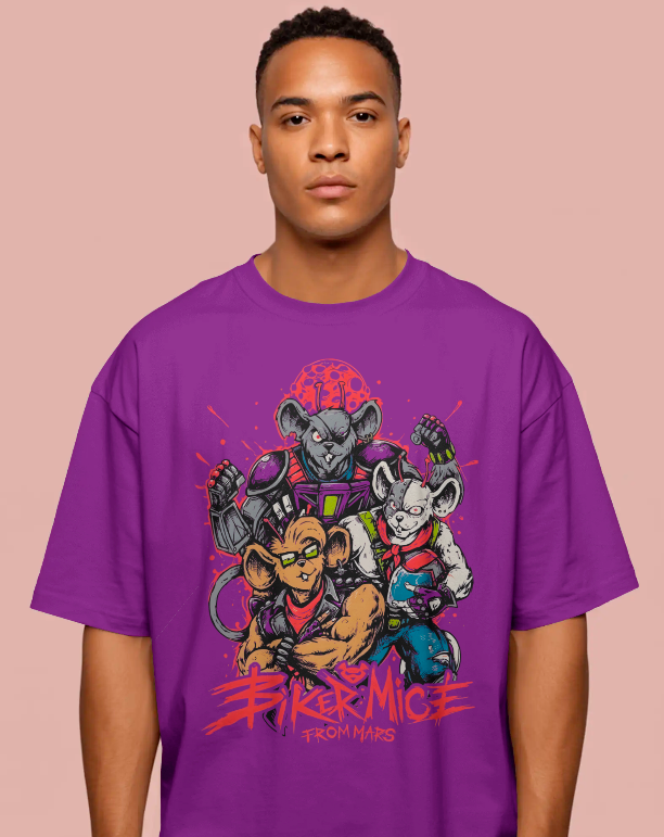 Biker Mice From Mars Retro Streetwear Graphic Tee