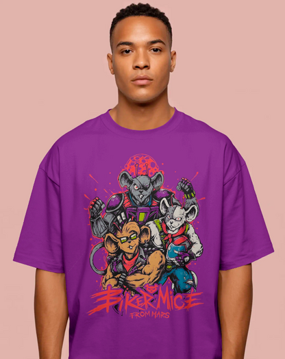 Biker Mice From Mars Retro Streetwear Graphic Tee