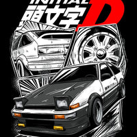 Initial D AE86 Trueno Graphic Tee Unisex Shirt