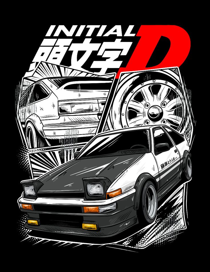 Initial D AE86 Trueno Graphic Tee Unisex Shirt