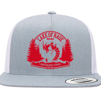 Lake of Rage: Gyarados Snapback Trucker Hat - Pokemon Johto Region Est. 1999