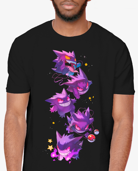 Gengar Shadow Mischief Pokemon Graphic Tee