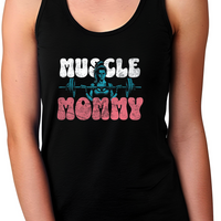 Muscle Mommy Racerback Tank Top Womens Activewear