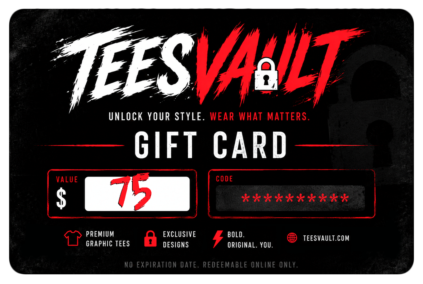 TeesVault Gift Card