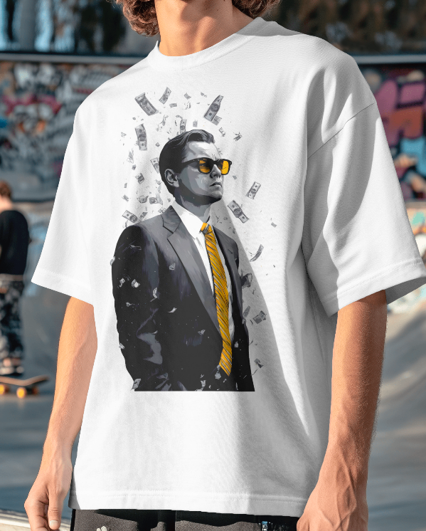Wolf Of Wall Street - Jordan Belfort "Money Rain" Graphic Tee