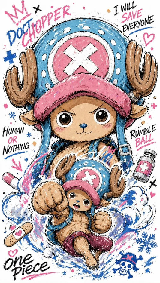 Tony Tony Chopper Kawaii "Doc Chopper" Tee
