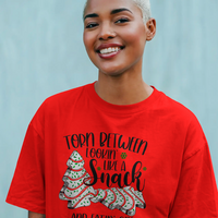 Lookin' Like a Snack vs. Eatin' One Christmas Graphic Tee