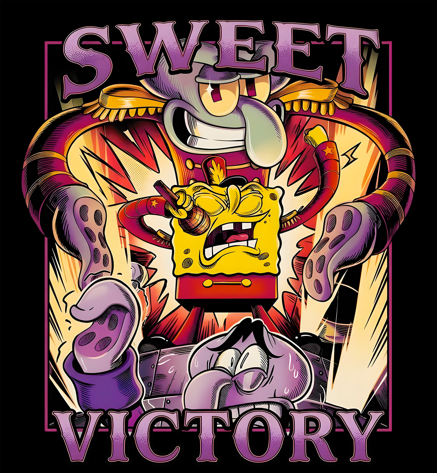 SpongeBob "Sweet Victory" Showdown Tee