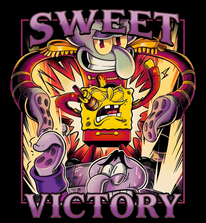 SpongeBob "Sweet Victory" Showdown Tee