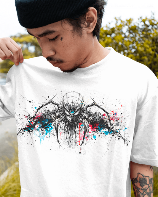 Spiderman Urban Webslinger Splash Art Tee
