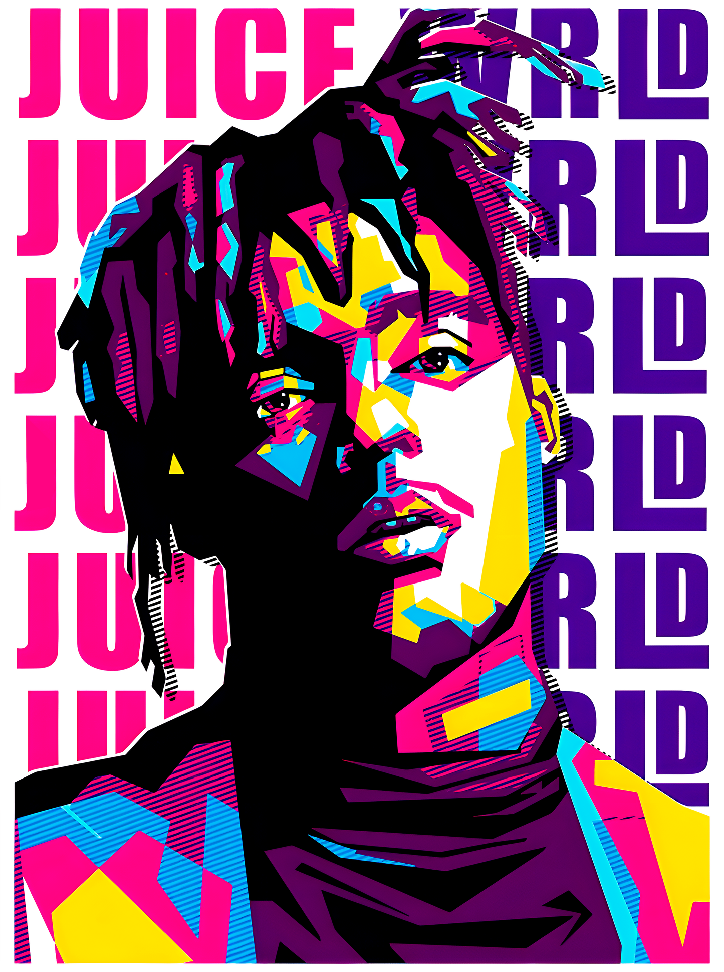 Juice WRLD Retro Pop-Art Tribute Tee