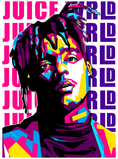 Juice WRLD Retro Pop-Art Tribute Tee