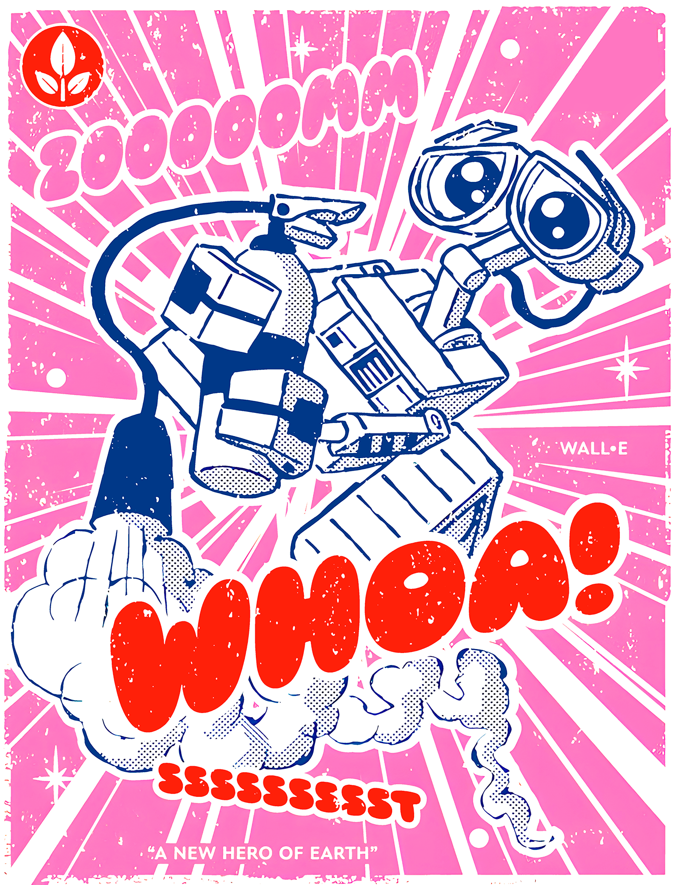 WALL-E “WHOA!”  Pop Art Graphic Tee
