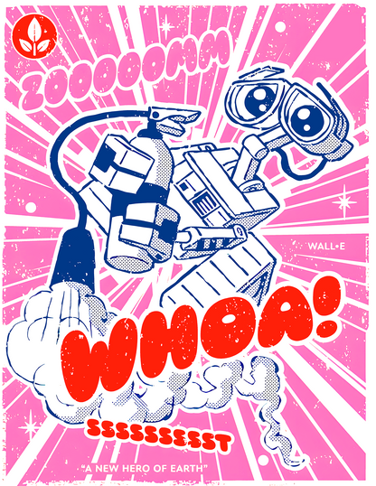 WALL-E “WHOA!”  Pop Art Graphic Tee