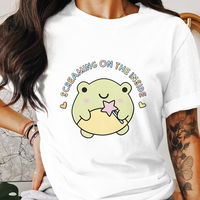 Screaming on the Inside Frog Humor Graphic Tee