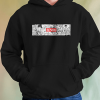 Senpai Ahegao Graphic Hoodie Unisex Hooded Sweatshirt