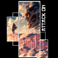 Attack On Titan Colossal Titan Graphic Hoodie Unisex Hooded Sweatshirt