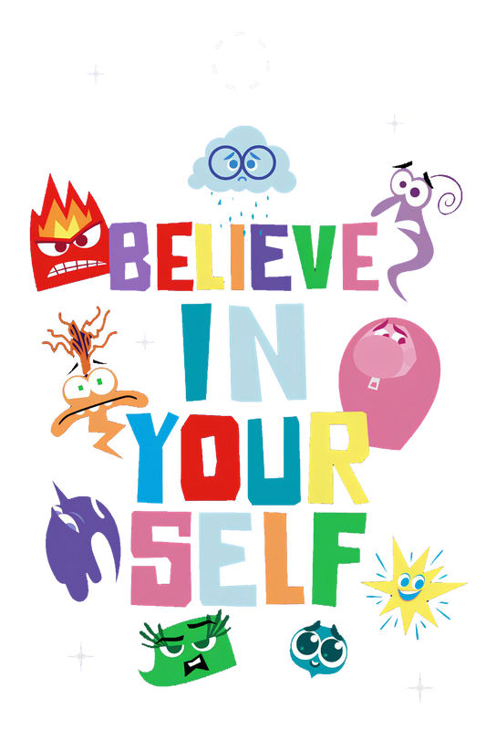 Believe In Yourself "Inside Out" Hoodie Womens Hooded Sweatshirt