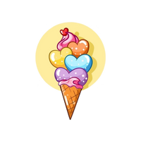 Love & Ice Cream Graphic Tee