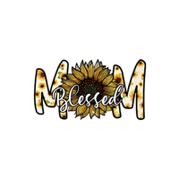 Blessed Mom & Sunflowers Graphic Tee