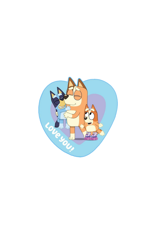 Bluey & Bingo "Love You Mom" Tee