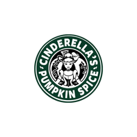 Cinderella's Pumpkin Spice Starbucks Logo