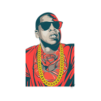 Jay Z Gold Cuban Links Tee