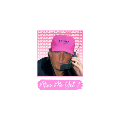 Trump 1980s "Call Me on  My Cellphone" Tee