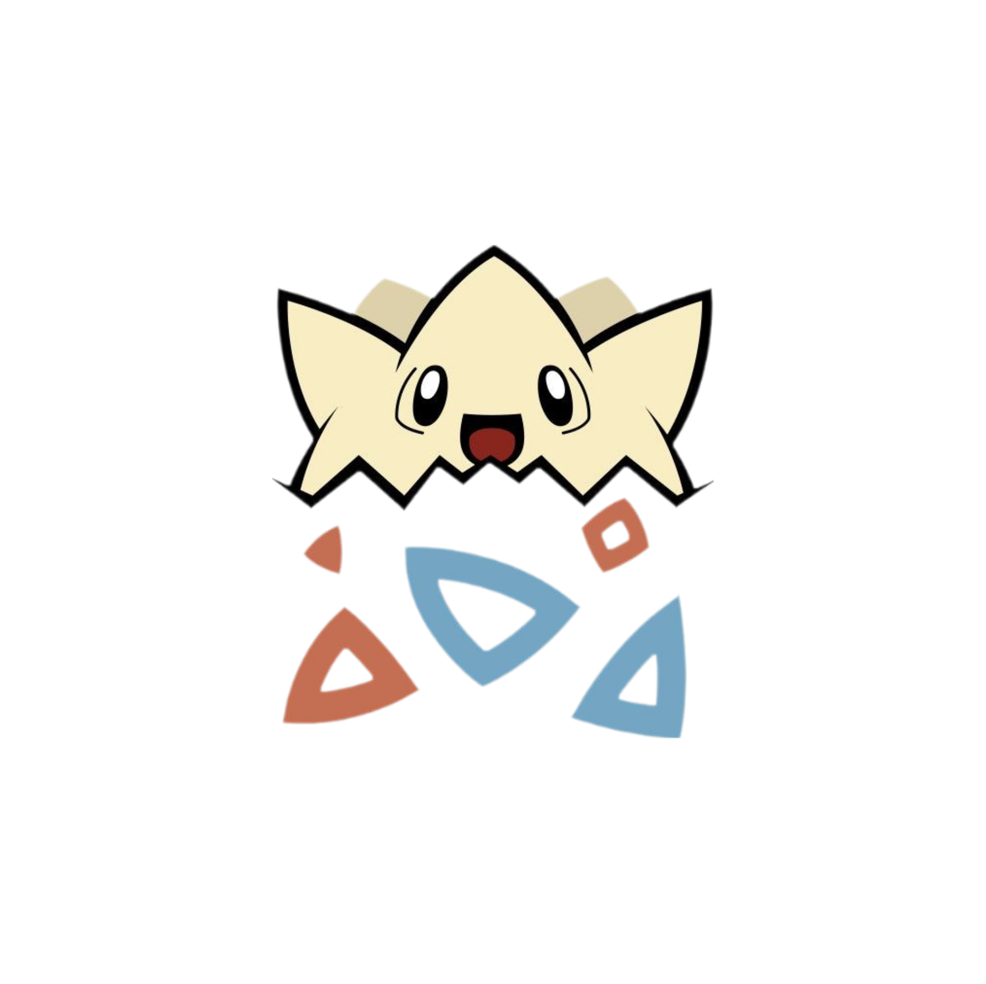 Togepi Pokemon Womens Fitted Graphic Tee