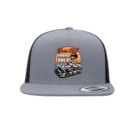 Dale Earnhardt "Raise Hell, Praise Dale" Flat Bill Snap Back Unisex Hat