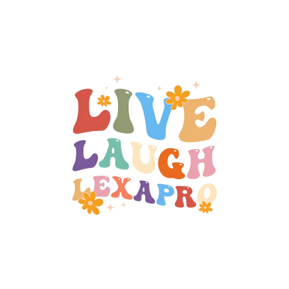 Live, Laugh, Lexapro Parody Womens Fitted Tee