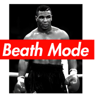 Mike Tyson "Beath Mode" Humor Graphic Tee Unisex T Shirt