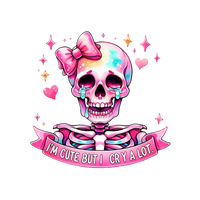 Im Cute but I Cry Alot.. Youth Girls Graphic Tee