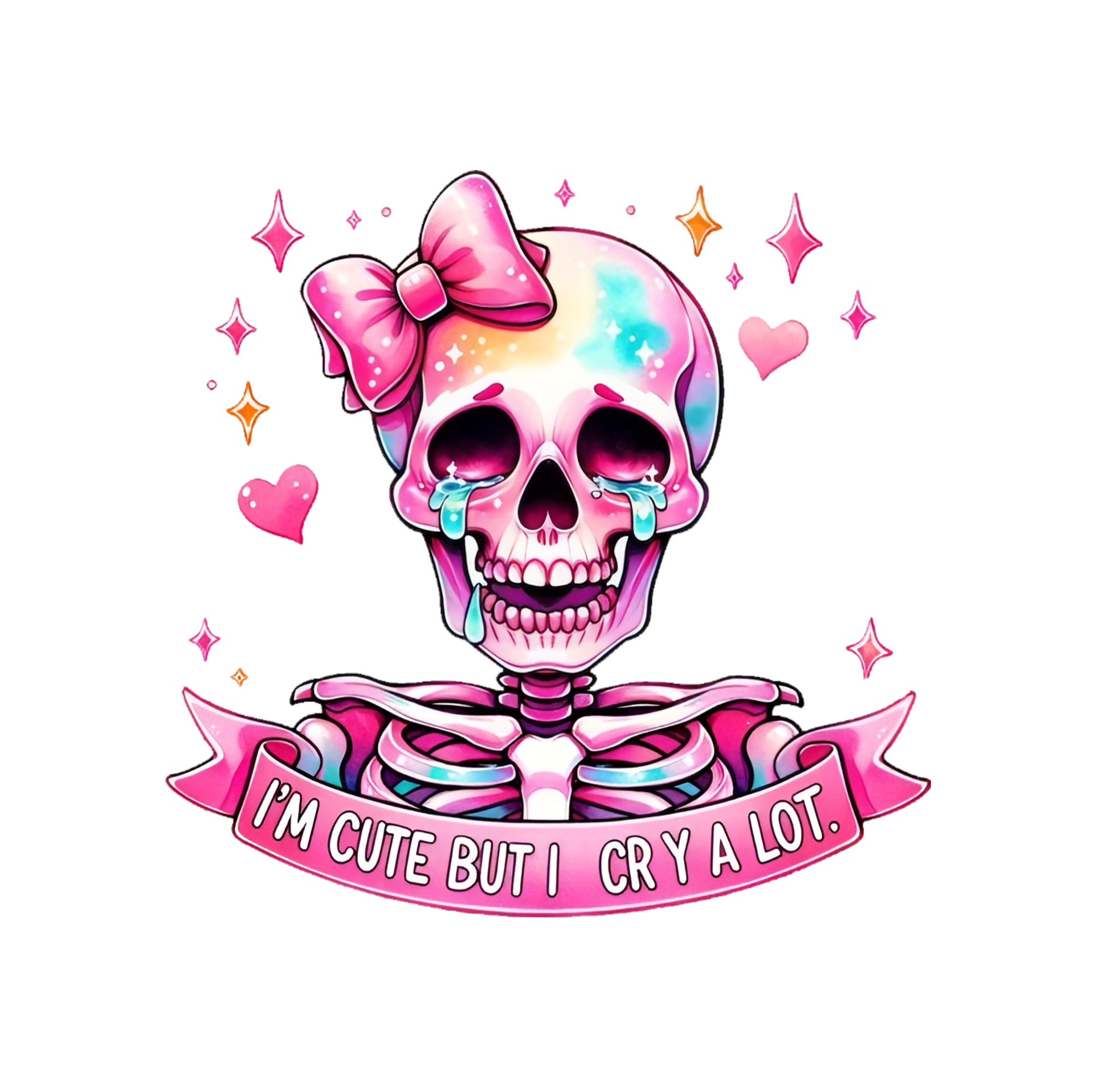 Im Cute but I Cry Alot.. Youth Girls Graphic Tee
