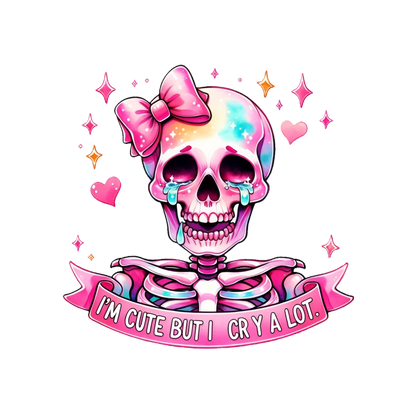 Im Cute but I Cry Alot.. Youth Girls Graphic Tee