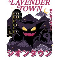 Lavender Town Haunter Pokemon Graphic Hoodie Unisex Hooded Sweatshirt
