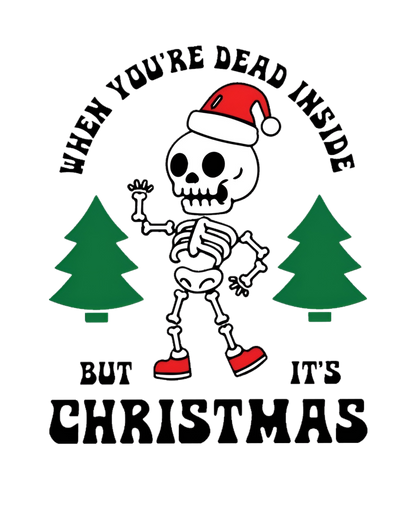 Dead Inside But Its Christmas Graphic Tee