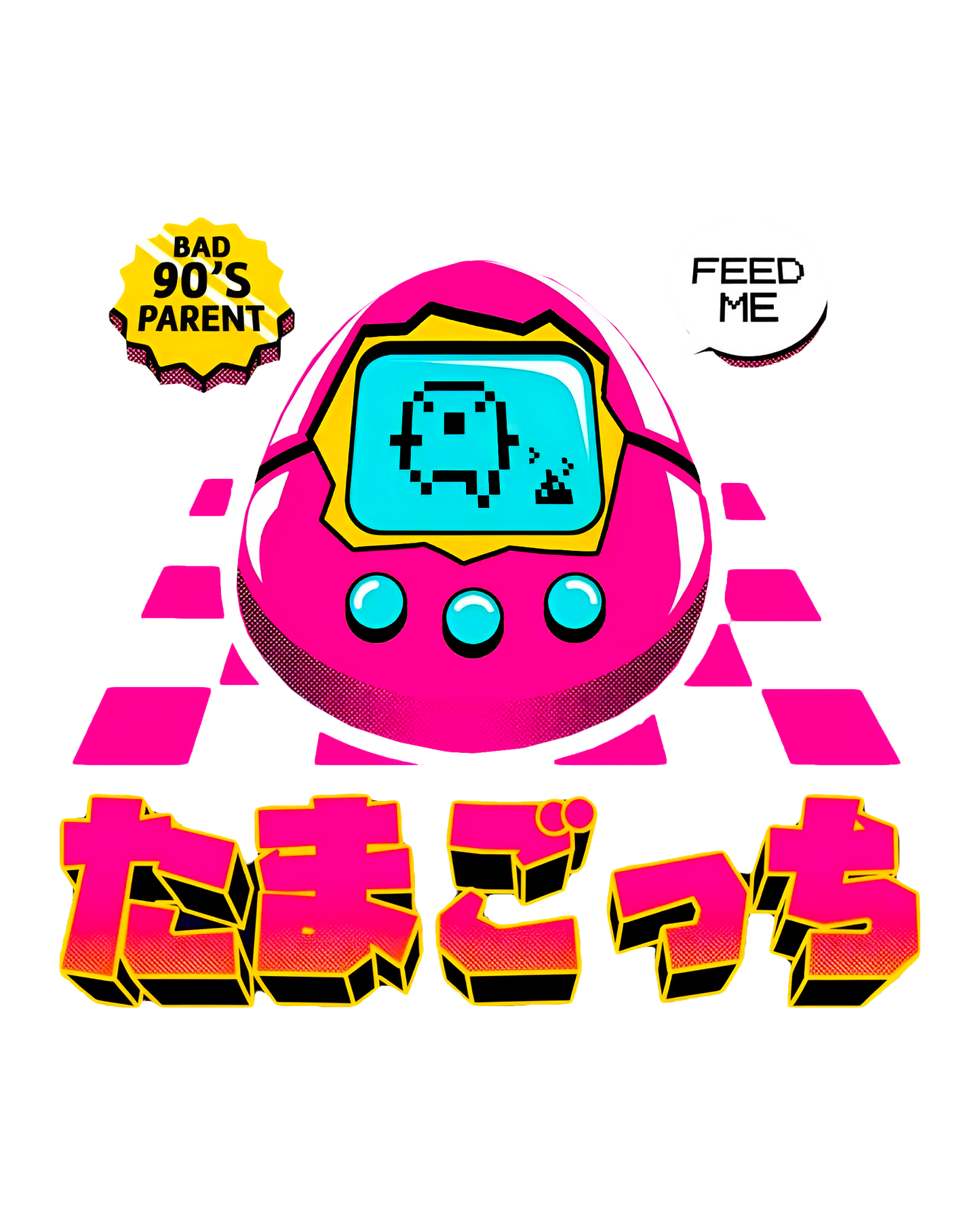 Tamagotchi 90s Retro Inspired Hoodie