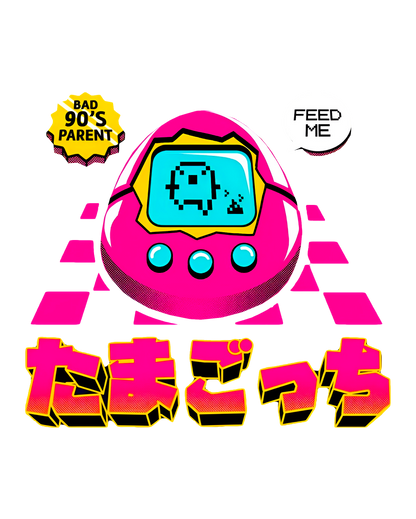 Tamagotchi 90s Retro Inspired Hoodie